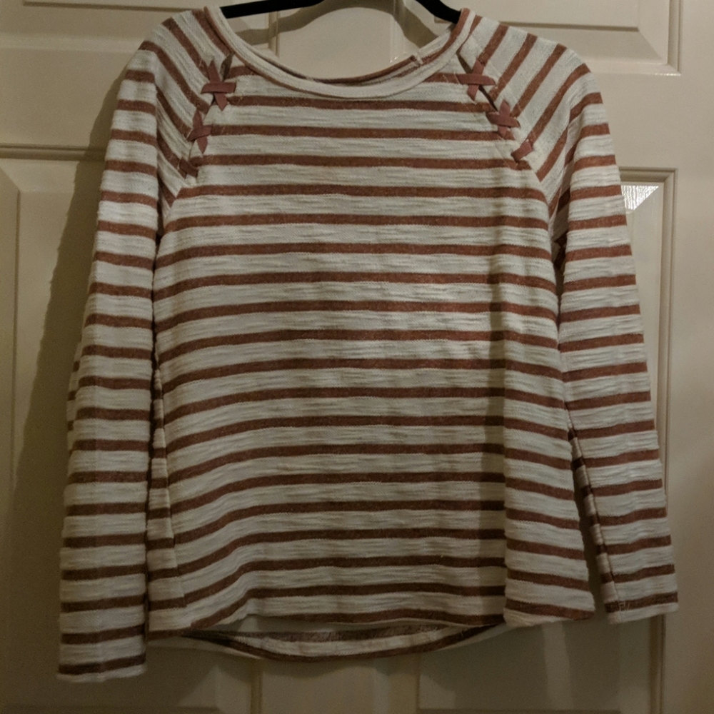 Striped long sleeve shirt